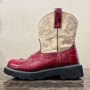 Ariat Fatbaby Leather Cowboy Boots